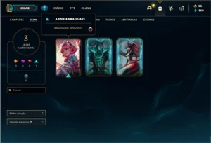 Conta ouro 4 com 42 Champs e 3 Skins ( EMAIL NÃO CONFIRMADO) - League of Legends LOL