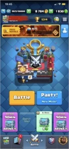 Conta clash nível 12 com 1800 Dimas - Clash Royale