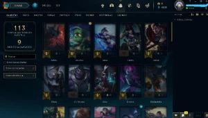 Conta de lol ex diamante atual platina 1 - League of Legends