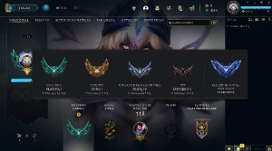 Conta de lol ex diamante atual platina 1 - League of Legends
