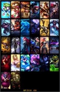 Conta Prata V muitas Skins Boa para Smurf - League of Legends LOL