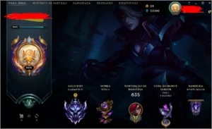 CONTA LOL DIAMANTE 4 - 167 SKINS - LEVEL 606 - TDS CAMPEÕES - League of Legends