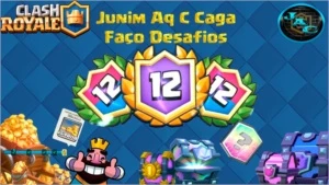 Clash royale subo trofeus e desafios