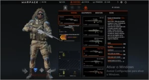 Vendo conta Warface com Steyr Scout permanente!