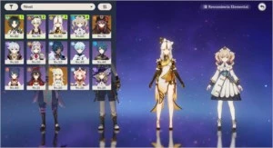 Conta genshin impact Xiao + Mona + Venti + Diluc
