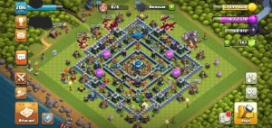 Conta Clash of Clans CV 13 semi-full