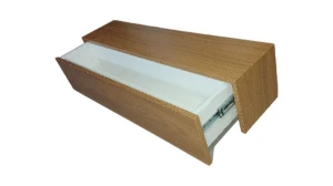 Aparador Suspenso Freijó com Gaveta 70x20x20cm - Artesanato e Personalizados