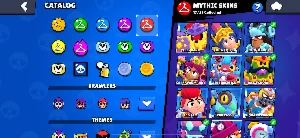 Conta brawl stars várias skins e brawlers upados - Outros