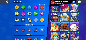 Conta brawl stars várias skins e brawlers upados - Outros