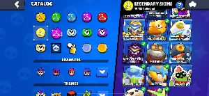 Conta brawl stars várias skins e brawlers upados - Outros