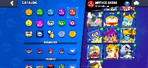 Conta brawl stars várias skins e brawlers upados - Outros