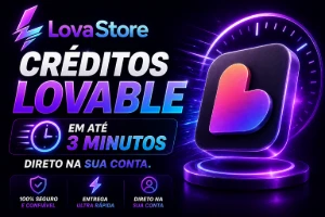 Lovable - 100 CRÉDITOS = R$ 34,90 - Entrega em 3min - Inteligência Artificial