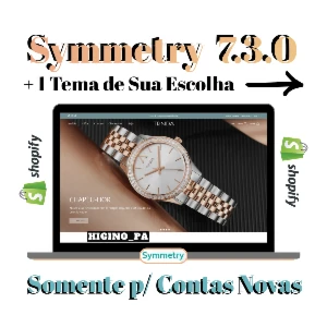 Tema Shopify Symmetry + Atualizações E Bônus