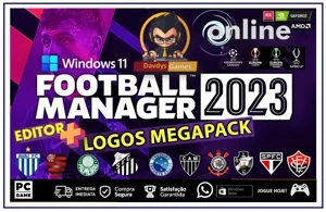 FM23 + Online Pc + Super Pack + Editor Football Manager 2023