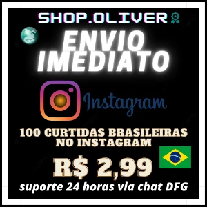 Curtidas Brasileiras em post do Instagram - Social Media