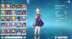 Ar 52 - Ayaka + Venti + Nahida + Alhaitham + Keqing + Mona - Genshin Impact