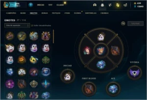 Conta no LoL + de R$4.500,00 em skins e ícones - League of Legends