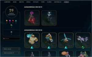Conta no LoL + de R$4.500,00 em skins e ícones - League of Legends