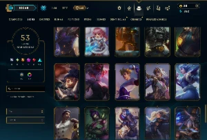 Esmerlada 3 com 120 Champs e 53 Skins ( MID / TOP / JG ) - League of Legends LOL