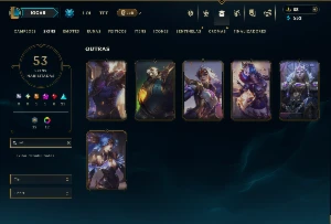 Esmerlada 3 com 120 Champs e 53 Skins ( MID / TOP / JG ) - League of Legends LOL