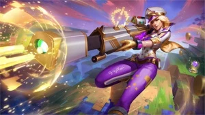 🟣SKIN CAITLYN FLIPERAMA PRESTIGIO🟣 SEM EMAIL VERIFICADO - League of Legends LOL