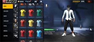 Conta de free Fire antiga