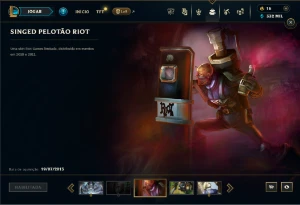 Platina 2 com TODOS os champs e 106 Skins + 2 Skins Raras - League of Legends LOL