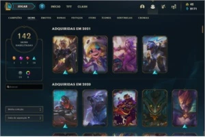 CONTA LOL D4 S11 TODOS OS CAMPEÕES ou TROCO POR OUTRA CONTA - League of Legends