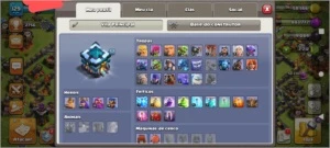 Cv13 ,vila antiga, ataque de elétrico top - Clash of Clans