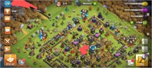 Cv13 ,vila antiga, ataque de elétrico top - Clash of Clans