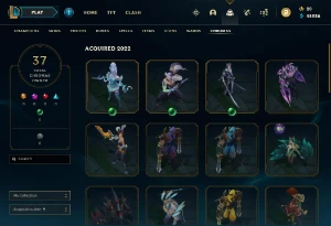 Conta Prata 1 Nv 436 123 Skins - League of Legends LOL