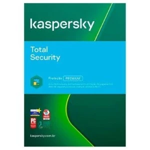 Kaspersky Total Security 1 Ano 5 Dispositivos - Assinaturas e Premium