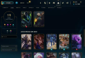 Conta Lol Esmeralda 4 Promoção Mtas Skin Pra Habilitar - League of Legends