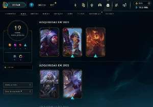 Conta Lol Esmeralda 4 Promoção Mtas Skin Pra Habilitar - League of Legends