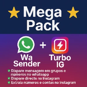 ⭐Mega pack WA Sender 3.5 + Turbo Instagram ⭐