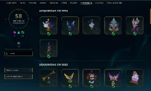 Conta League Of Legends 288 Skins Lvl 353 LOL