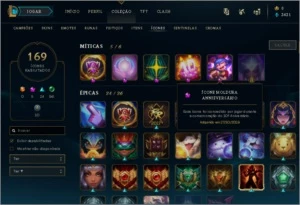 Conta LoL - todos os campeóes - 123 skins - League of Legends