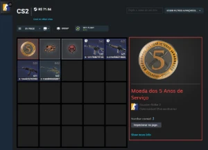 Conta CS2 com Skins e Level 19 na Gamers Club - Counter Strike