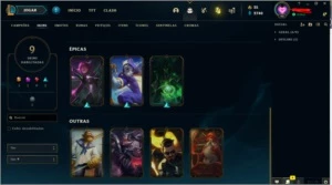 DUAS CONTAS DE LOL - League of Legends