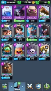 Clash Royale Lv 11 Arena 10 Quase 11 - Conta está parada.