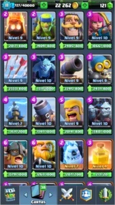 Clash Royale Lv 11 Arena 10 Quase 11 - Conta está parada.