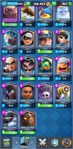 CONTA CLASH ROYALE NÍVEL 12