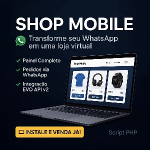 Script Shop Mobile Em Php Versão 2025 - Outros