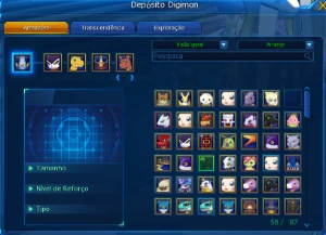Conta LA-Omega 2 rank U no precinho - Digimon Masters Online DMO