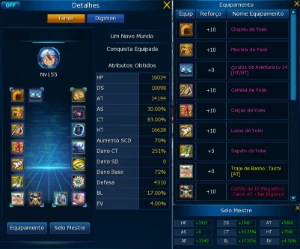 Conta LA-Omega 2 rank U no precinho - Digimon Masters Online DMO