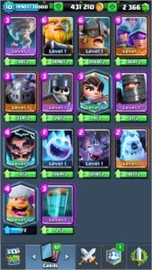 Conta Clash Royale NV 10