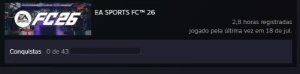Conta Steam Full Acesso Com Fifa 26 Online