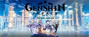 Conta Genshin Impact AR 31 com 4 Personagens T5 e 1 Arma T5
