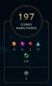 Vendo conta no League of Legends, mestre com 118 skins. LOL