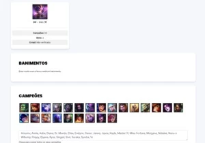 conta para smurf - League of Legends LOL